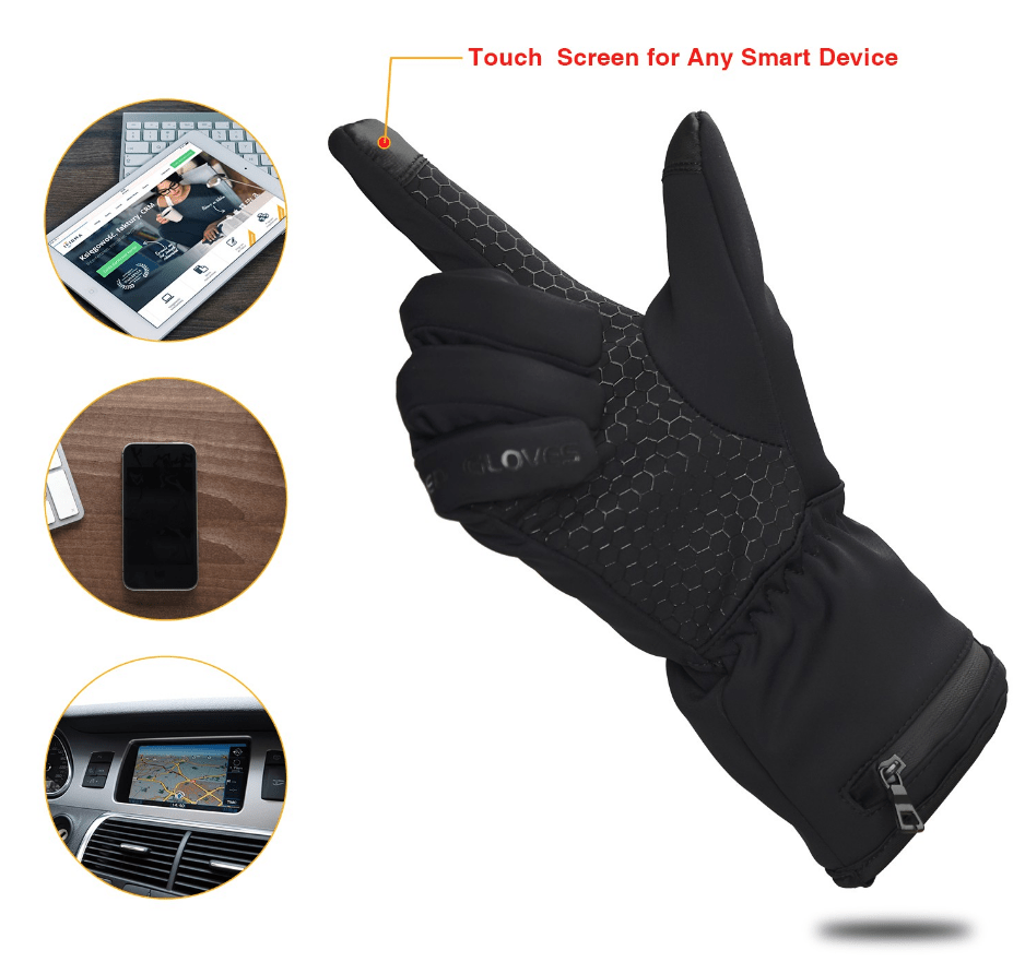 Avec nos gants pour écran tactile, vous pouvez toujours cliquer sur l'écran  ! - HeatPerformance®